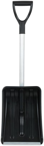 Лопата для уборки снега "Актив-Авто" 365х260х900мм укороченный съемный алюм. черенок; пластик. 68106 Лопата для уборки снега "Актив-Авто" 365х260х900мм укороченный съемный алюм. черенок; пластик. 68106