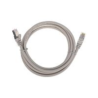 Патч-корд F/UTP кат.6 RJ45-RJ45 26AWG LSZH 2м сер. Rexant 02-0210-2
