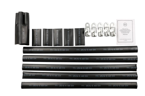 Муфта кабельная концевая универс. 1кВ HT2-01/5x70-120L12 (5ПКВНтп-1-70-120) пластмас. изоляция; без брони; с болтов. наконечн. НИЛЕД 16000241 фото 2