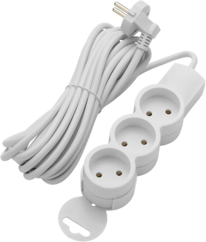 Удлинитель 3х5м без заземл. ПВС 2х0.75 REV 32003 8 фото 2