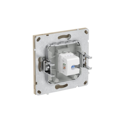 Розетка компьютерная 1-м KANT RJ45 кат.6A без шторки ванильн. марципан DKC 7015673 фото 6 Розетка компьютерная 1-м KANT RJ45 кат.6A без шторки ванильн. марципан DKC 7015673 фото 6