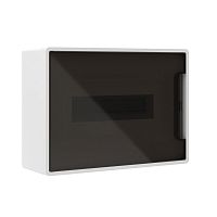 Щиток настенный Фрейм (FRAME) 12мод. с тонированной дверцей с 2 шин PEN на 8+6 отверст. бел. DKC F12W1WD