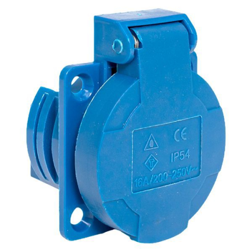 Розетка панельная 112 скрытая 2P+PЕ 16А 220В IP44 с защ. крышкой EKF ps-112-16-220 фото 2 Розетка панельная 112 скрытая 2P+PЕ 16А 220В IP44 с защ. крышкой EKF ps-112-16-220 фото 2