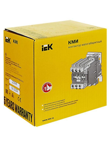 Контактор КМИ-48012 80А 230В/AC3 1НО 1Н3 KARAT IEK KKM41-080-230-11 фото 2