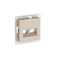 Накладка двойная AtlasDesign для информационных функций типа Keystone песочн. SE ATN001290