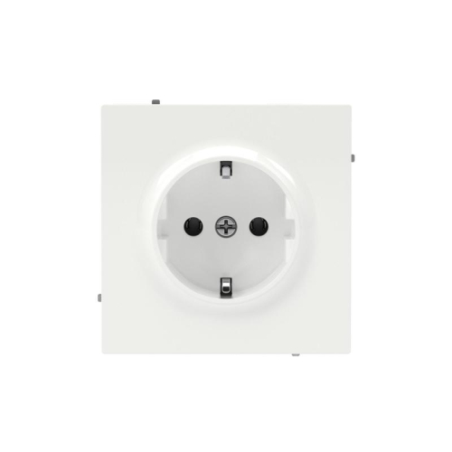 Розетка силовая KANT 2P+E без шторки бел. магнолия DKC 7000033 Розетка силовая KANT 2P+E без шторки бел. магнолия DKC 7000033