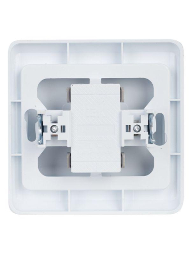 Выключатель 1-кл. СП Вега 10А IP20 ВС10-1-0-ВБ бел. GENERICA EVV10-K01-10-DM фото 3