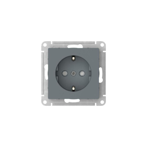 Розетка AtlasDesign 16А с заземл. защ. шторки быстрозажим. клем. механизм грифель SE ATN000745S фото 2 Розетка AtlasDesign 16А с заземл. защ. шторки быстрозажим. клем. механизм грифель SE ATN000745S фото 2