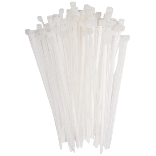 Хомут кабельный (стяжка) PCT 2.5х080-100WH 2.5х80 PA6.6 бел. (уп.100шт) JazzWay 5053670 фото 3