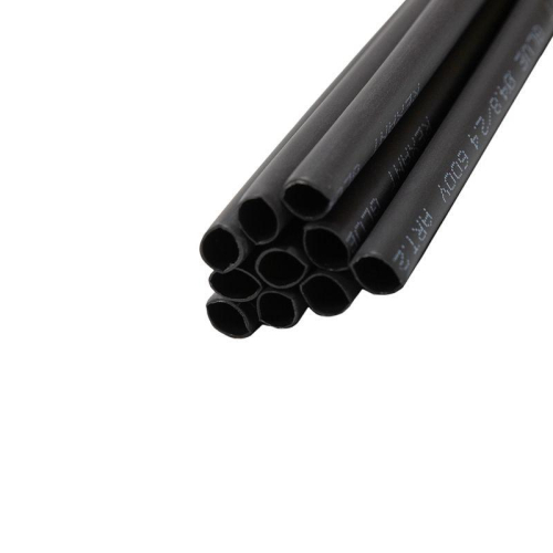 Трубка термоусадочная двустенная клеевая 4.8/2.4 (2:1) черн. 1м (уп.10шт) Rexant 26-2102 фото 5