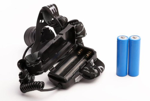 Фонарь налобный аккумуляторный LED5339 3.7В LED+син. LED 5Вт фокус 2 ак. 4 реж USB черн. Ultraflash 15041 фото 8