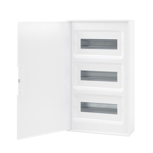 Щиток настенный FRAME 36мод. с бел. дверцей с 4 шинами PEN (2шт на 8 отверст. и 2шт на 10 отверст.) бел. DKC F36W1WW фото 3 Щиток настенный FRAME 36мод. с бел. дверцей с 4 шинами PEN (2шт на 8 отверст. и 2шт на 10 отверст.) бел. DKC F36W1WW фото 3