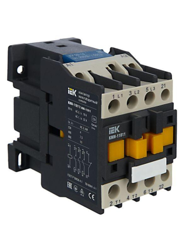 Контактор КМИ-11811 18А 230В/АС3 1НЗ KARAT IEK KKM11-018-230-01 фото 6