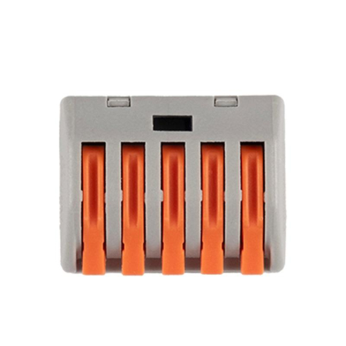 Клемма монтажная рычажного соединения PTC-5P 222-415 450В 32А 0.08-2.5(4.0)кв.мм Jazzway 5050853 фото 3