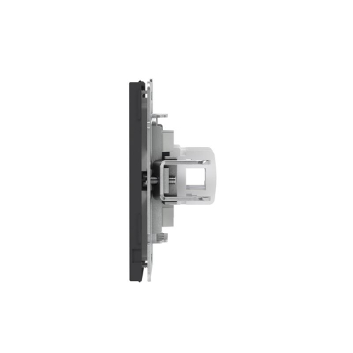 Розетка компьютерная 2-м KANT RJ45 кат.5E без шторки черн. уголь DKC 7012664 фото 5 Розетка компьютерная 2-м KANT RJ45 кат.5E без шторки черн. уголь DKC 7012664 фото 5
