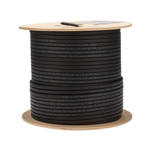 Кабель греющий (нагрев.) саморег. SRL24-2CR экранированный 24Вт/м 0.9кв.мм/70м 200м Rexant 51-0278 фото 5