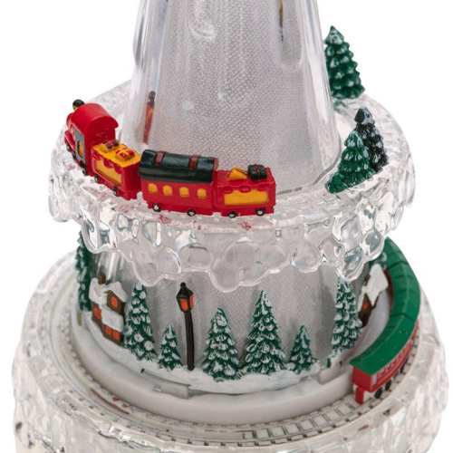 Фигура светодиодная "Новогодний поезд с мелодией" 30.5см RGB на подставке Neon-Night 513-025 фото 5