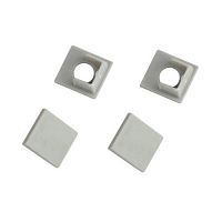 Набор заглушек 5022-3 для профиля 5022. 4624. 5313(01) 3313. 3213. 5313(02) 2шт глухие 2шт с отверстием Эра Б0062806