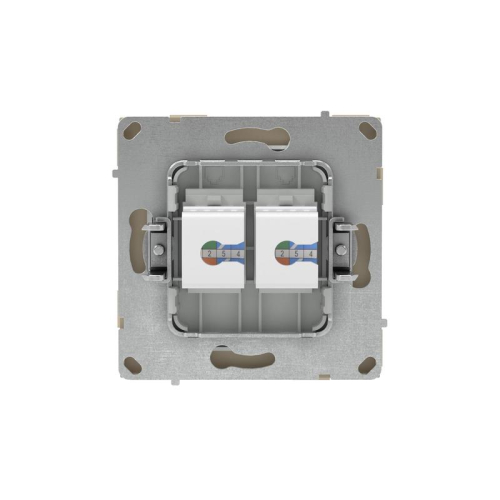 Розетка компьютерная 2-м KANT RJ45 кат.5E без шторки ванильн. марципан DKC 7015664 фото 3 Розетка компьютерная 2-м KANT RJ45 кат.5E без шторки ванильн. марципан DKC 7015664 фото 3