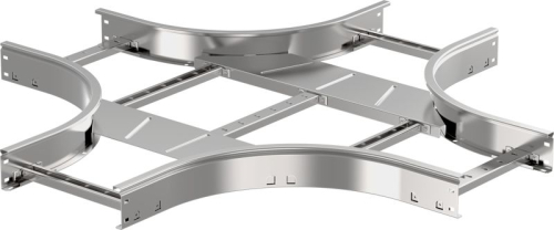 Ответвитель для лотка Х-образ. 80х200 R300 LESTA IEK CKR04-4-080-200 Ответвитель для лотка Х-образ. 80х200 R300 LESTA IEK CKR04-4-080-200