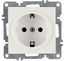 Розетка 1-м СП LAVIN/KAREN 16А IP20 с заземл. механизм бел. ARVIA 50 01 1000 217