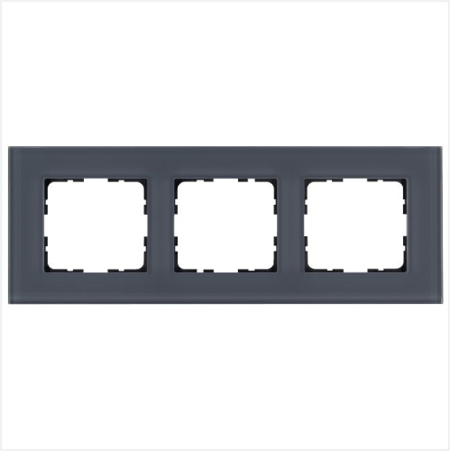 Рамка 3-м G-Glass стекло маренго Jasmart G1003GC