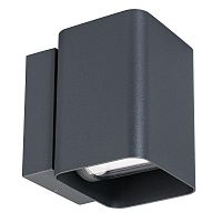 Светильник светодиодный LGD-WALL-VARIO-S104х129-2х6W Warm2700 GR 1-80 deg IP54 2х6Вт 2700К метал. Arlight 052704