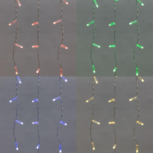 Гирлянда светодиодная "Айсикл" (бахрома) 4.8х0.6м 176LED RGB 19Вт 230В IP65 провод прозр. Neon-Night 245-209 фото 3 Гирлянда светодиодная "Айсикл" (бахрома) 4.8х0.6м 176LED RGB 19Вт 230В IP65 провод прозр. Neon-Night 245-209 фото 3