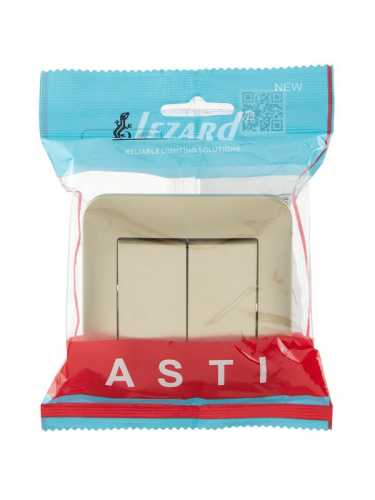 Выключатель 2-кл. 1п СП ASTI 10А IP20 в сборе золото. LEZARD 7081-3636-101 фото 3 Выключатель 2-кл. 1п СП ASTI 10А IP20 в сборе золото. LEZARD 7081-3636-101 фото 3