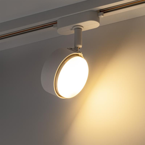 Светильник трековый ARTLINE поворотный шар 82х82х30мм GX53 230В алюм. 4кв.м бел. Ritter 59923 8 фото 2