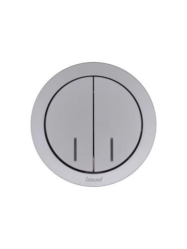 Выключатель 2-кл. СП OSEN 10А IP20 с подсветкой механизм сер. матов. LEZARD 743-7488-112 фото 4