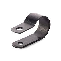 Скоба СНК 16 пластик. черн. (уп.100шт) Fortisflex 103932