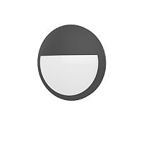 Светильник светодиодный NERO FLEX 298х77 23Вт 4000К IP65 аварийный автономный постоянного действия с рамкой половинка черн. VARTON V1-U0-T0821-21FA2-6502540