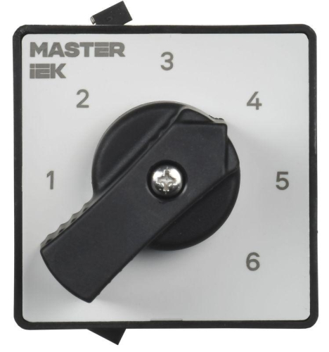 Переключатель кулачковый 10А (сх. 85) стандартная рукоятка IEK MI-CS10-010-085 фото 2 Переключатель кулачковый 10А (сх. 85) стандартная рукоятка IEK MI-CS10-010-085 фото 2