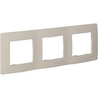 Рамка 3-м СП Etika IP20 сл. кость IEK 672513