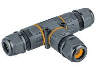 Коннектор кабельный PCC-T3-F 3х2.5 24А IP68 JazzWay 5053502