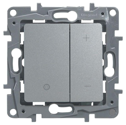 Механизм светорегулятора нажимного СП Etika 400Вт алюм. IEK 672418 фото 2 Механизм светорегулятора нажимного СП Etika 400Вт алюм. IEK 672418 фото 2