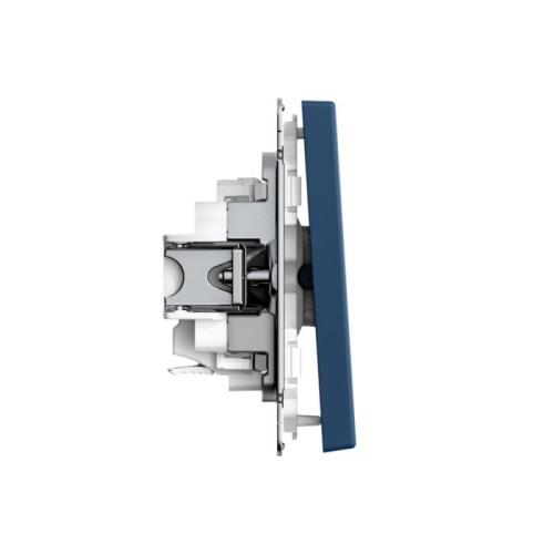 Выключатель 1-кл. ArtGallery 10AX быстрозажим. клем. механизм аквамарин SE GAL001111S фото 4