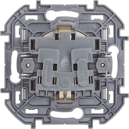 Розетка 1-м СП Inspiria 16А IP20 250В 2P+E защ. шторки немецк. стандарт механизм сл. кость IEK 673731 фото 2