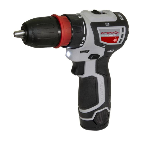 Дрель-шуруповерт аккумуляторная бесщеточн. ДА-10/12В 36 КомбиМАКС (Li-ion сумка 2 аккум. 2А.ч 4 насадки) ИНТЕРСКОЛ 687.2.2.78 фото 4