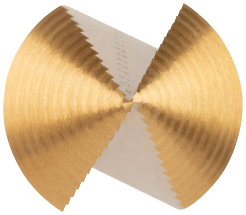 Сверло ступенчатое HSS по металлу 13 ступеней 4-8-12-16-20-24-28-32-36-40-44-48-52мм MOS 36387М фото 6