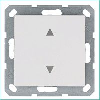 Выключатель для жалюзи 1-кл. 10А IP20 механизм бел. глянцевый Jasmart G3018W