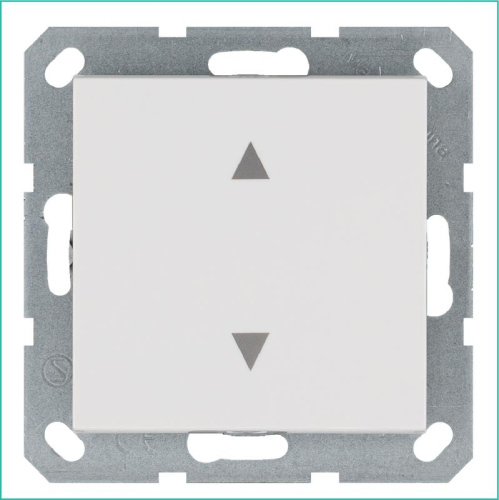 Выключатель для жалюзи 1-кл. 10А IP20 механизм бел. глянцевый Jasmart G3018W Выключатель для жалюзи 1-кл. 10А IP20 механизм бел. глянцевый Jasmart G3018W