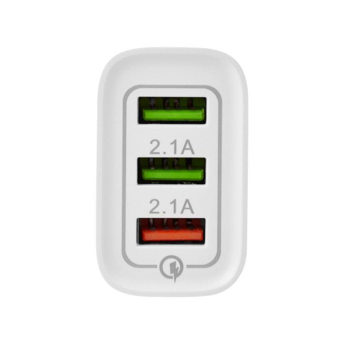 Устройство зарядное сетевое для iPhone/iPad 3 x USB 5В 3А + 1А + 1А бел. Rexant 16-0277 фото 6 Устройство зарядное сетевое для iPhone/iPad 3 x USB 5В 3А + 1А + 1А бел. Rexant 16-0277 фото 6