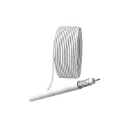 Кабель коаксиальный RG-6U CCS/оплетка Al 48% PVC 75Ом бел. (м) RL-48-PVC100 Simple Эра Б0044596