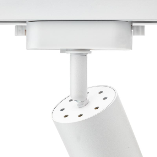 Светильник трековый ARTLINE поворотный 55х55х100мм GU10 230В алюм./пластик. 4кв.м бел. Ritter 59879 8 фото 8