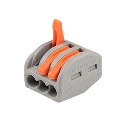 Клемма монтажная рычажного соединения PTC-3P 222-413 450В 32А 0.08-2.5(4.0)кв.мм Jazzway 5050822 фото 2