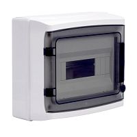 Щиток настенный 12мод. IP65 с дверцей с клеммн. блоком 63А сер. DKC RB12W6TGD