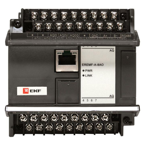 Модуль аналогового вывода EREMF 8 PRO-Logic (без поверки) EKF EREMF-A-8AO фото 5