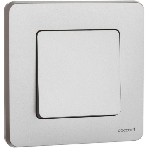 Переключатель 1-кл. Inspiria 10А IP20 250В 10AX механизм алюм. IEK 673652 фото 3